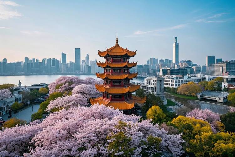 武汉休闲好去处，黄鹤楼与东湖，领略古今魅力