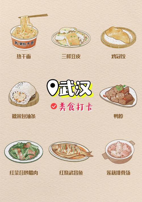 武汉夜网美食指南：热干面、鸭脖等不容错过的地道夜宵体验